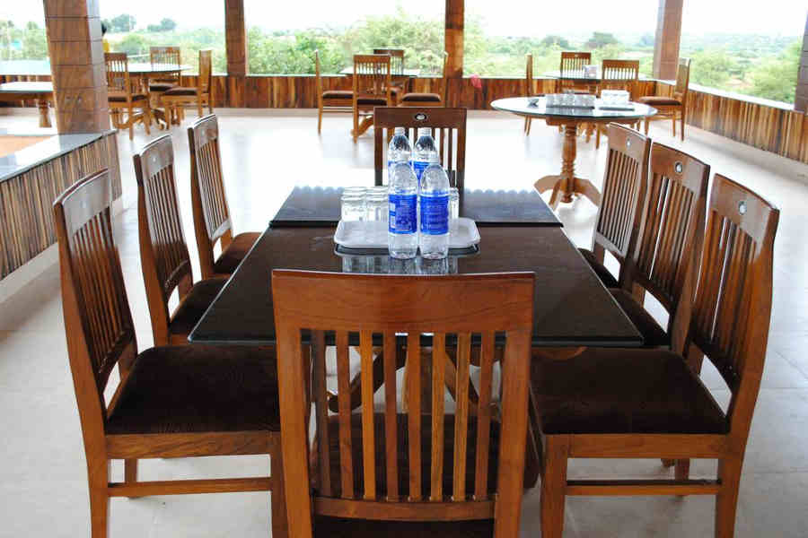 Dining at the Hampi Heritage and Wilderness Resort