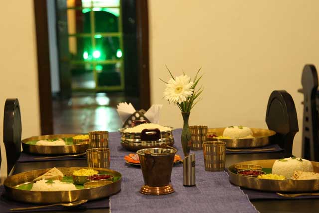 Saatvik meals at the Ayurveda Retreat