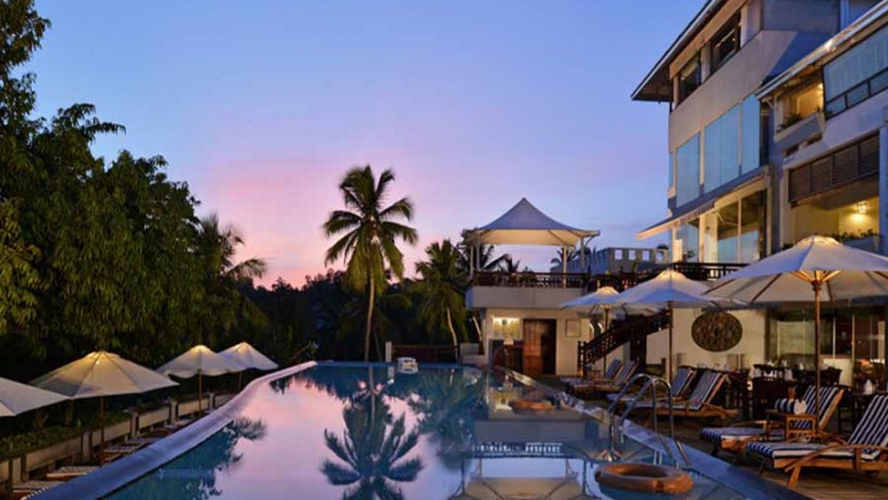 Pool-view-of-the-Beautiful Beach Resort Stay at Kovalam
