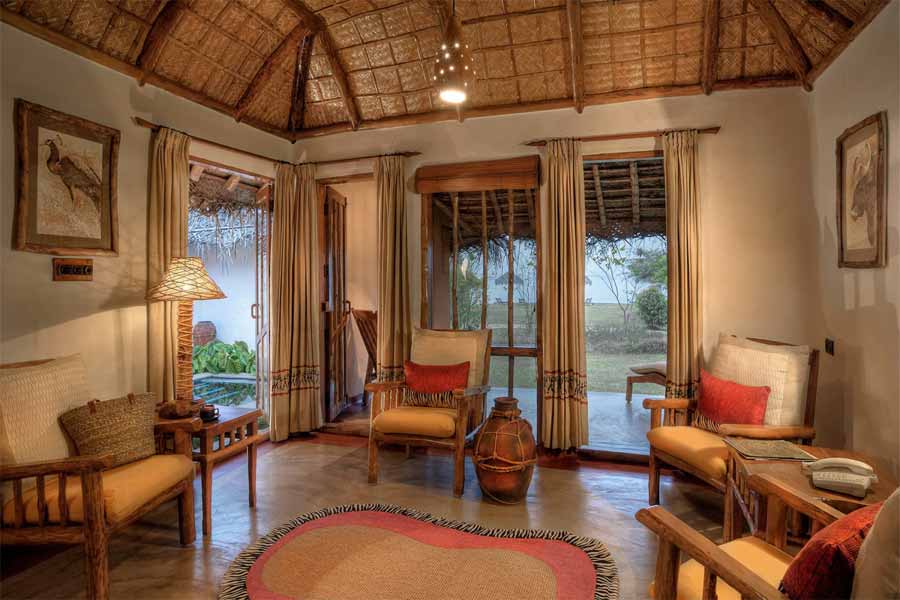 Kabini River Lodge-Living-Room-