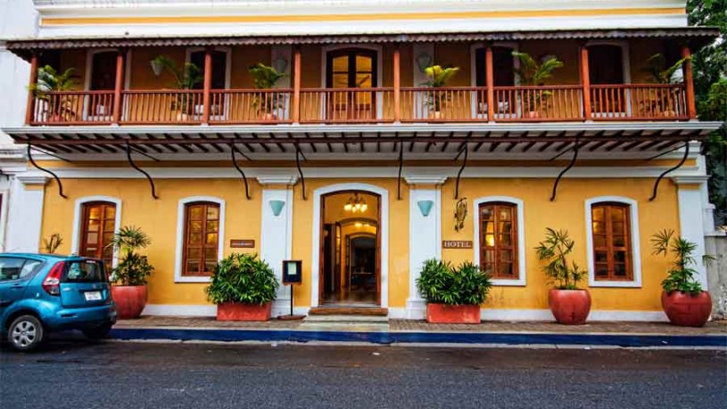 Exterior view of CGH Boutique Hotel at Pondicherry
