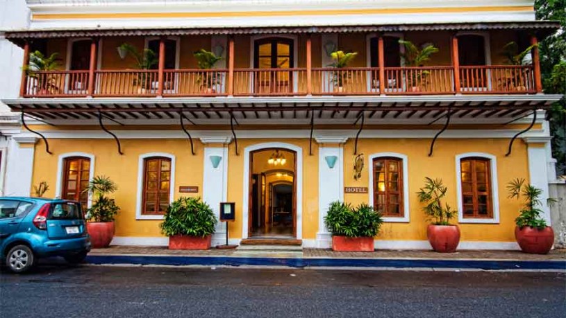 Exterior view of CGH Boutique Hotel at Pondicherry