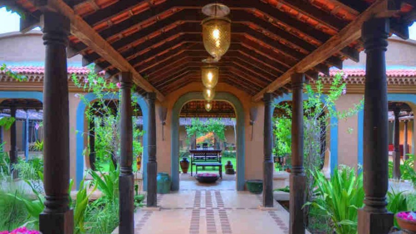 The luxury boutique resort at Aldona at Goa