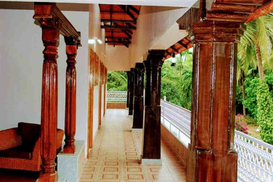 Passageway at Ancestral Family House At Thirthahalli