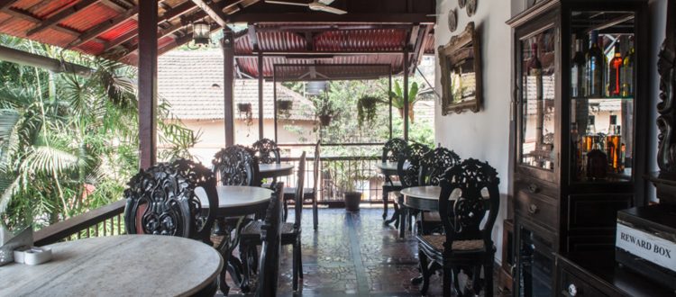 Bar at Colonial Mansion In Fontainhas