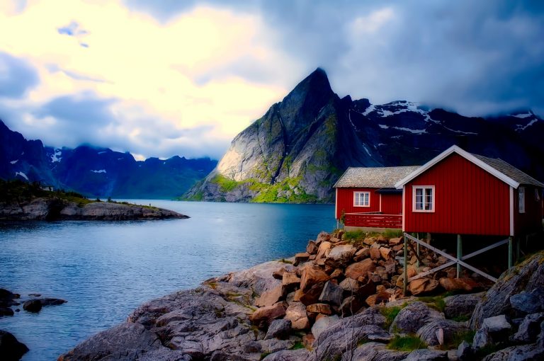 Norway cottage house