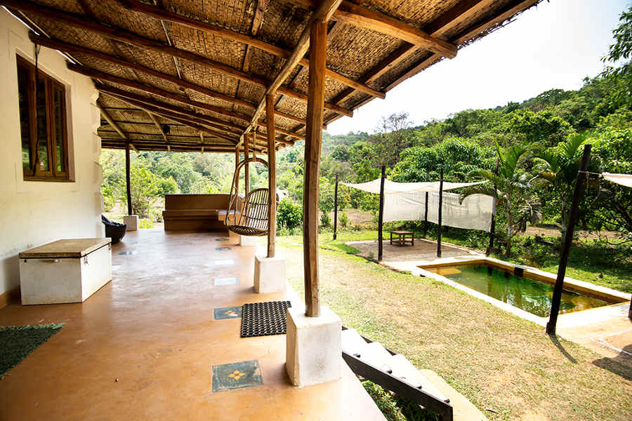 Verandah at the Eco-friendly Homestay at Castle Rock