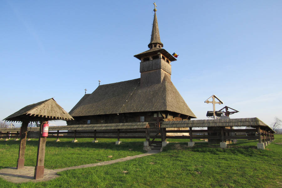 Wooden church Cucuceni Transylvania