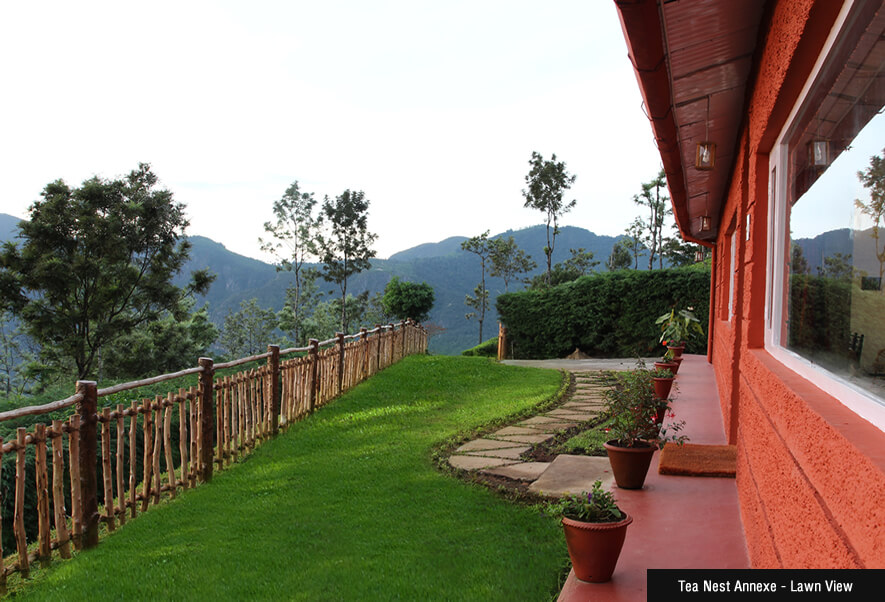 Lawn View of British Style House At Singara Estate