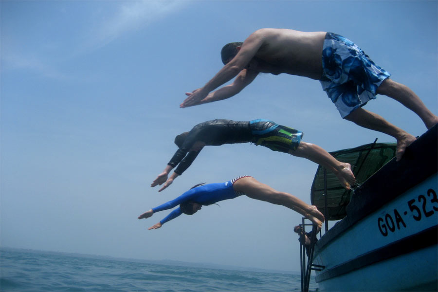 Scuba-Diving-At-Goa---Practice-session