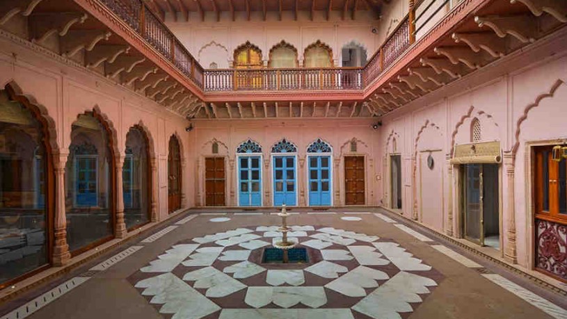 Central courtyard at Regal Heritage Stay At Gali Guliyan
