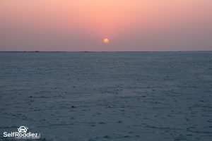 Sunset at White Desert