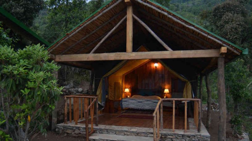 A Tent at the Boutique Glamping Stay At Munsiyari