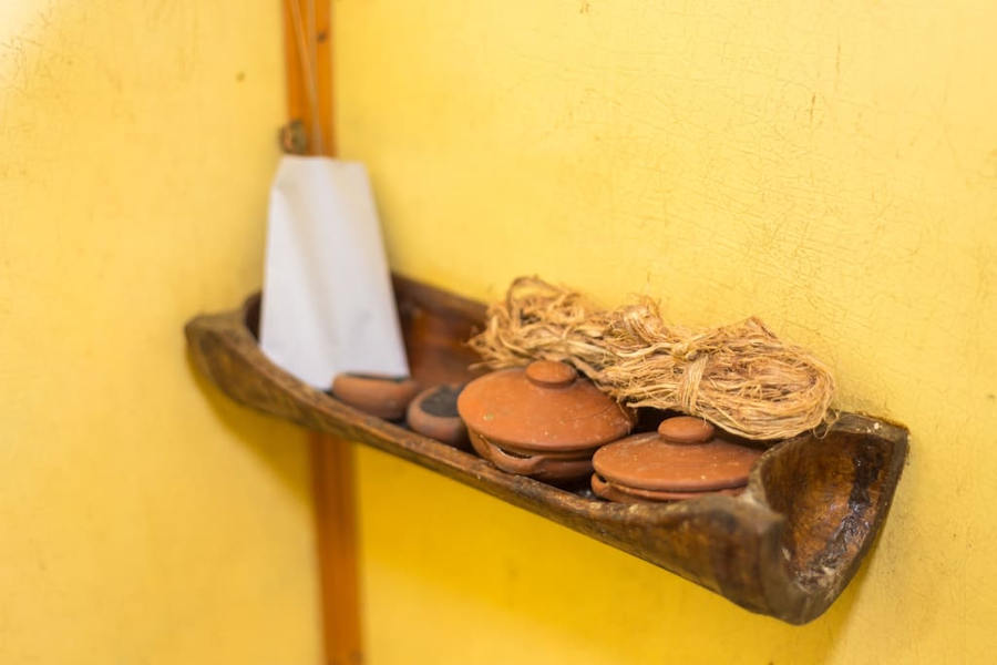 Bathing material used at the Indigenous Treehouse In Kumily