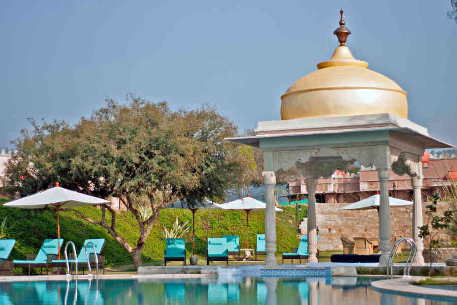 Pool Dome at the Themed Luxury Resort In Jaipur
