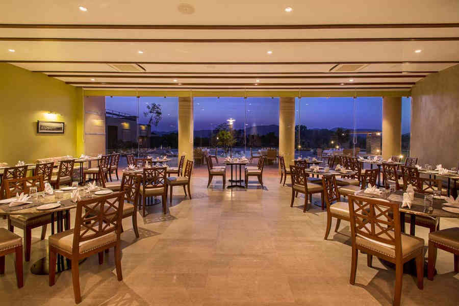 Restaurant at the Luxury Resort In Pushkar