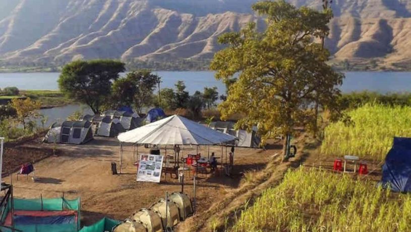 Riverside Campsite At Wai