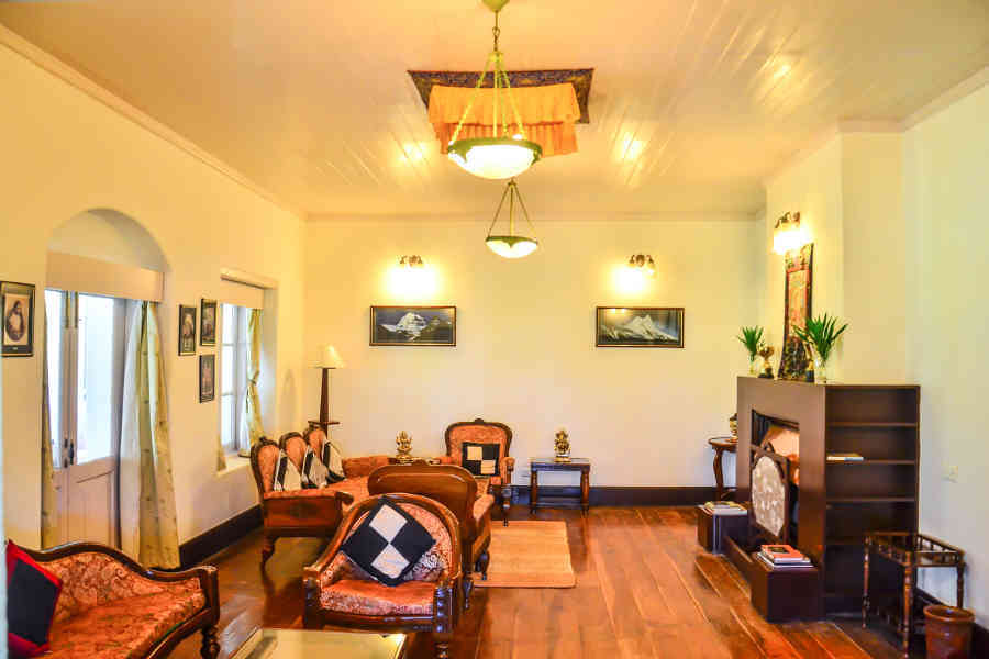 Lounge at the Tea Estate Stay In Darjeeling