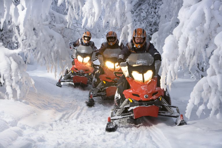 Snowmobiling