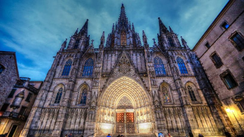 Spain Barcelona Architecture Art Cathedral Gothic